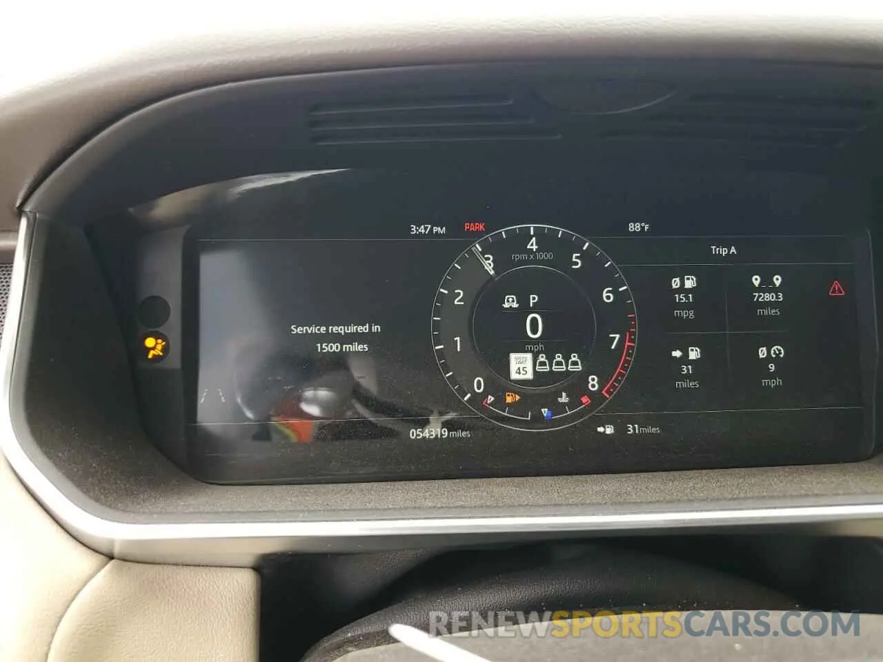 9 fotografías del automóvil dañado SALWR2SU9LA881557 LAND ROVER RANGEROVER 2020