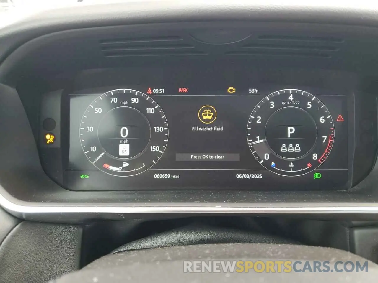 9 fotografías del automóvil dañado SALWS2RUXLA885448 LAND ROVER RANGEROVER 2020