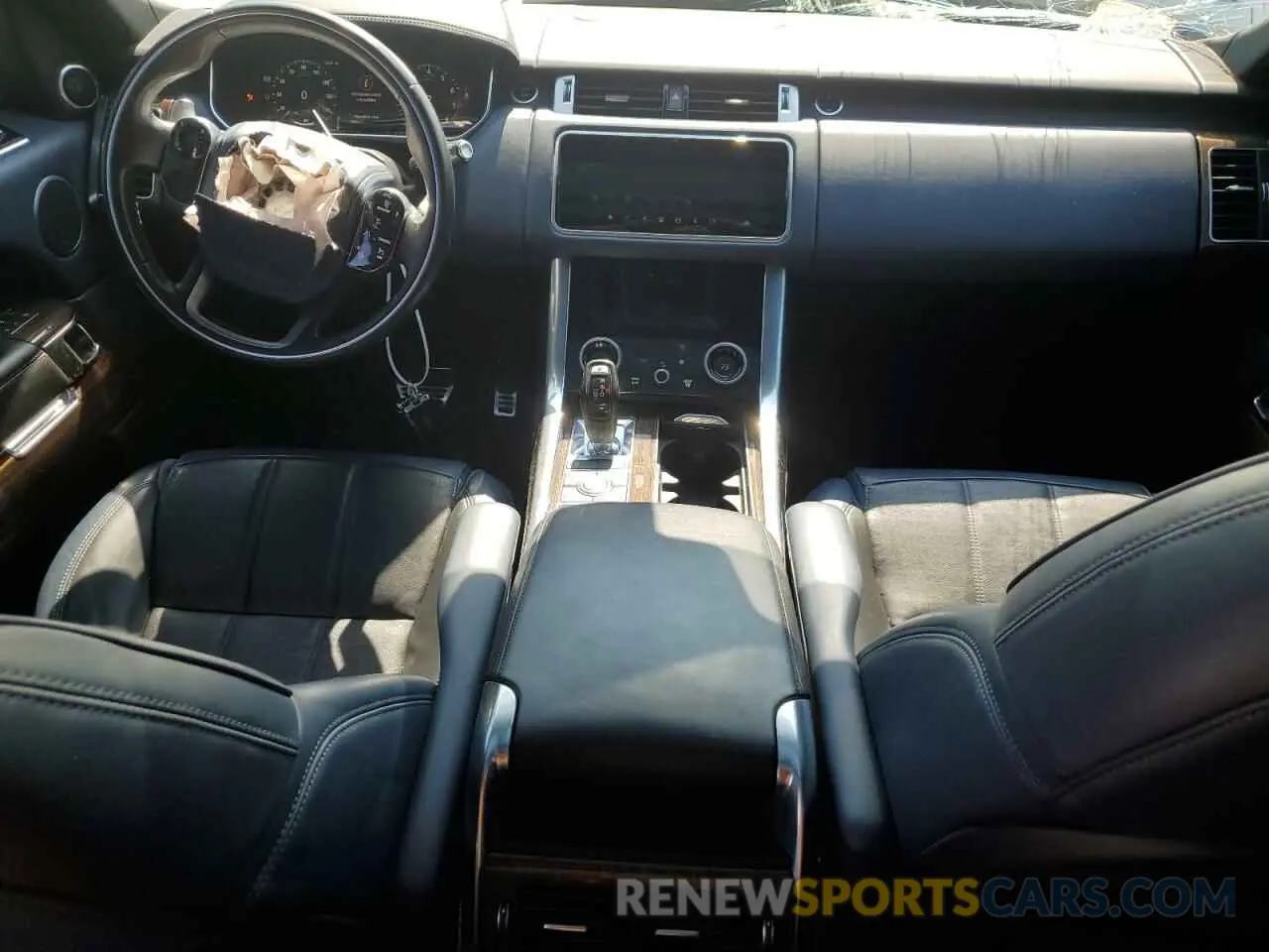 8 fotografías del automóvil dañado SALWV2SE9LA891980 LAND ROVER RANGEROVER 2020