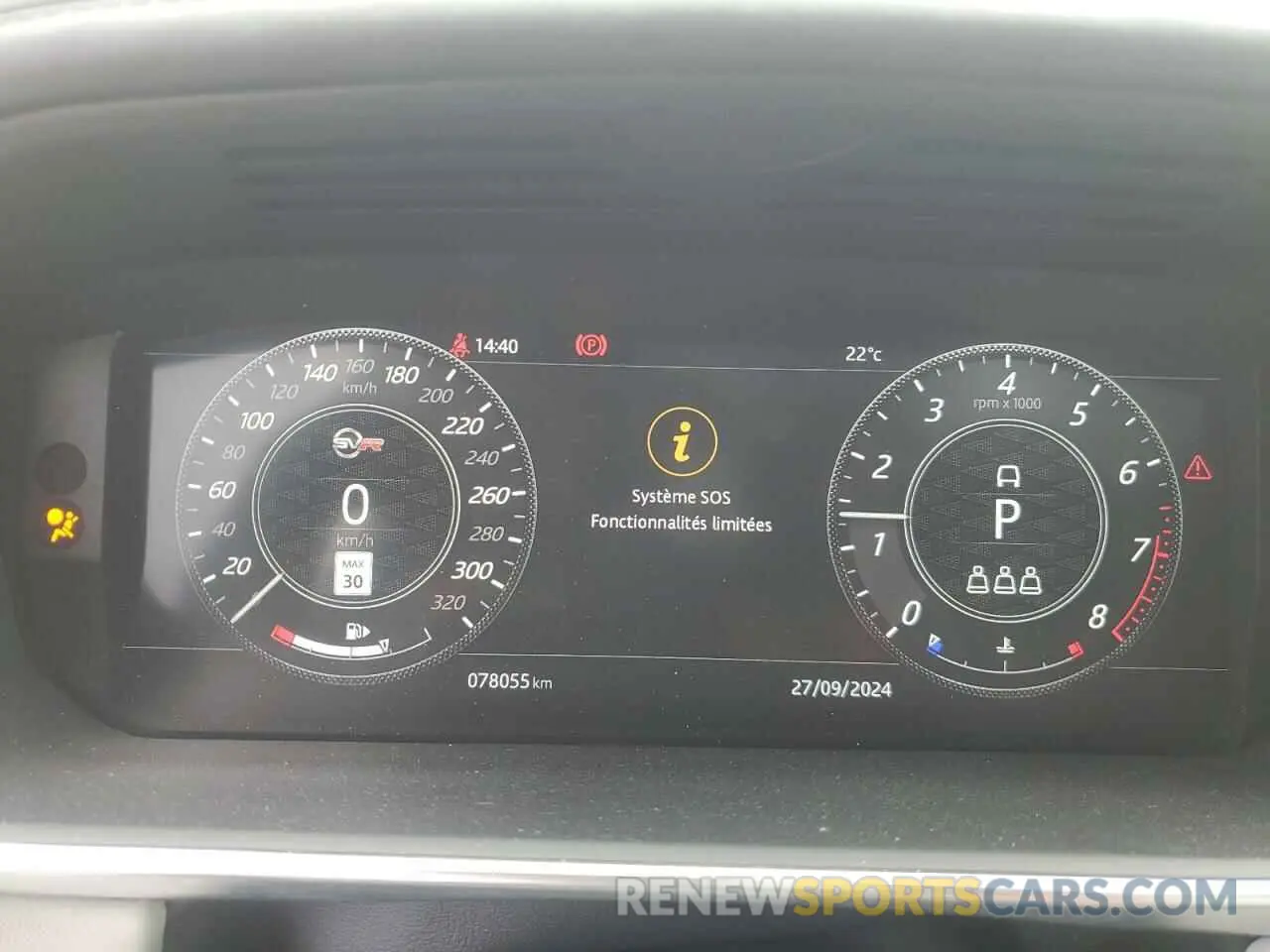 9 fotografías del automóvil dañado SALWZ2RE2LA718179 LAND ROVER RANGEROVER 2020