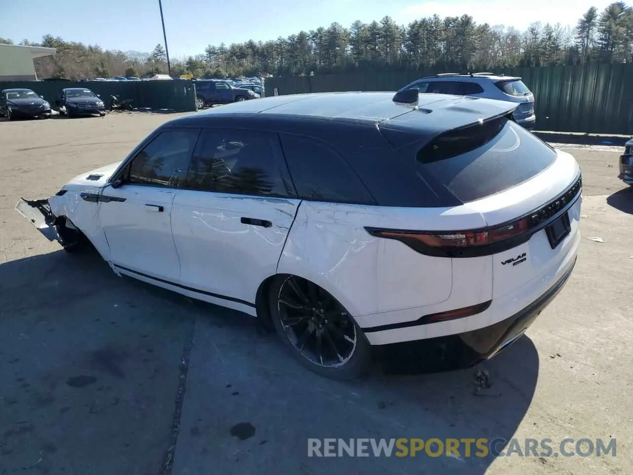 2 fotografías del automóvil dañado SALYK2FV3LA272299 LAND ROVER RANGEROVER 2020