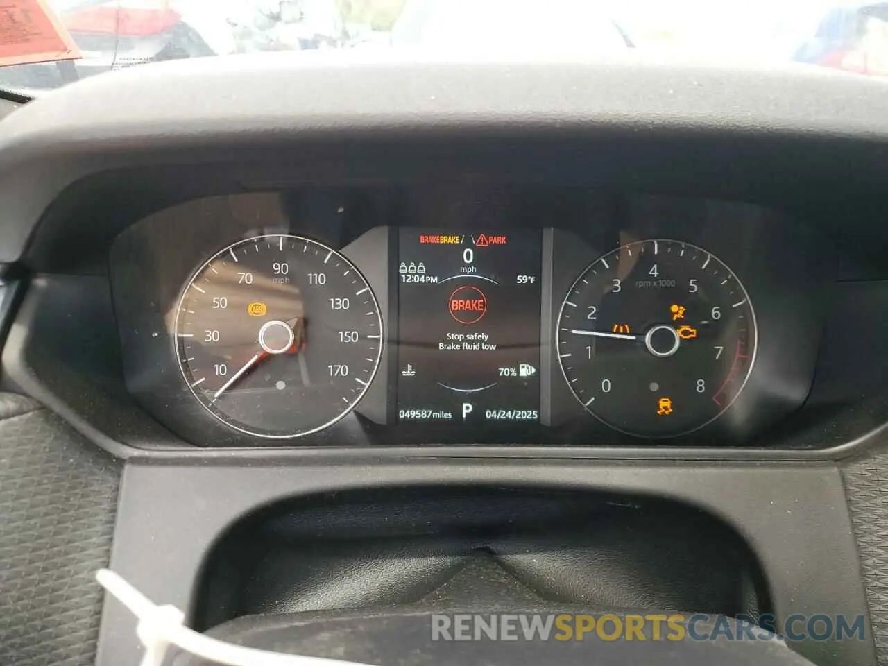 9 fotografías del automóvil dañado SALYK2FV3LA272299 LAND ROVER RANGEROVER 2020