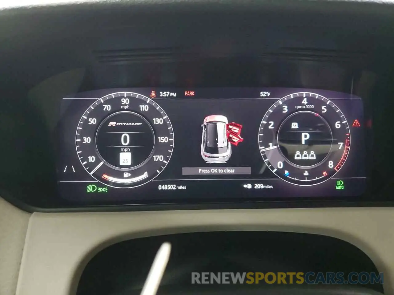 9 fotografías del automóvil dañado SALYK2FV9LA265857 LAND ROVER RANGEROVER 2020