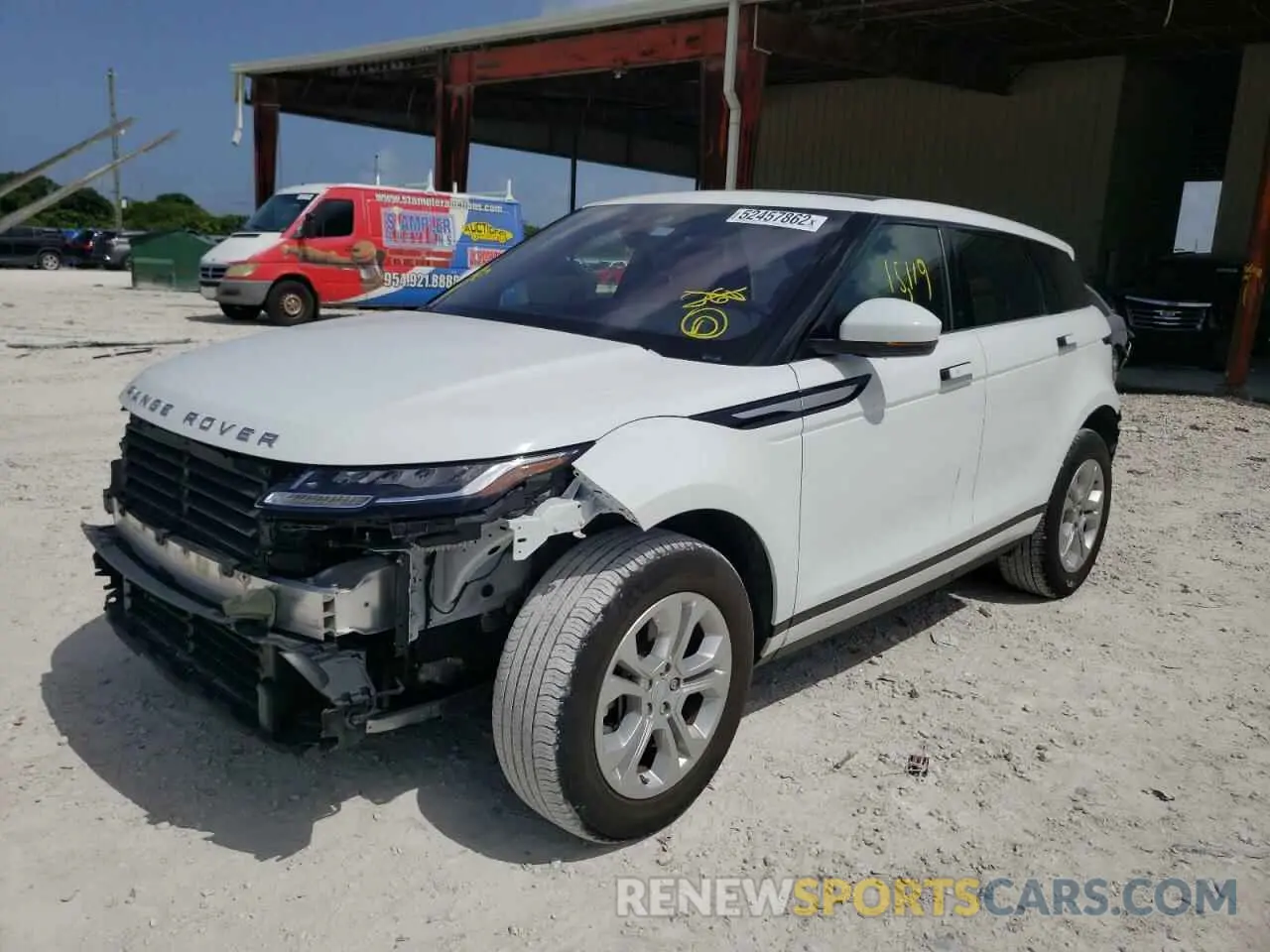 2 fotografías del automóvil dañado SALZJ2FXXLH100464 LAND ROVER RANGEROVER 2020