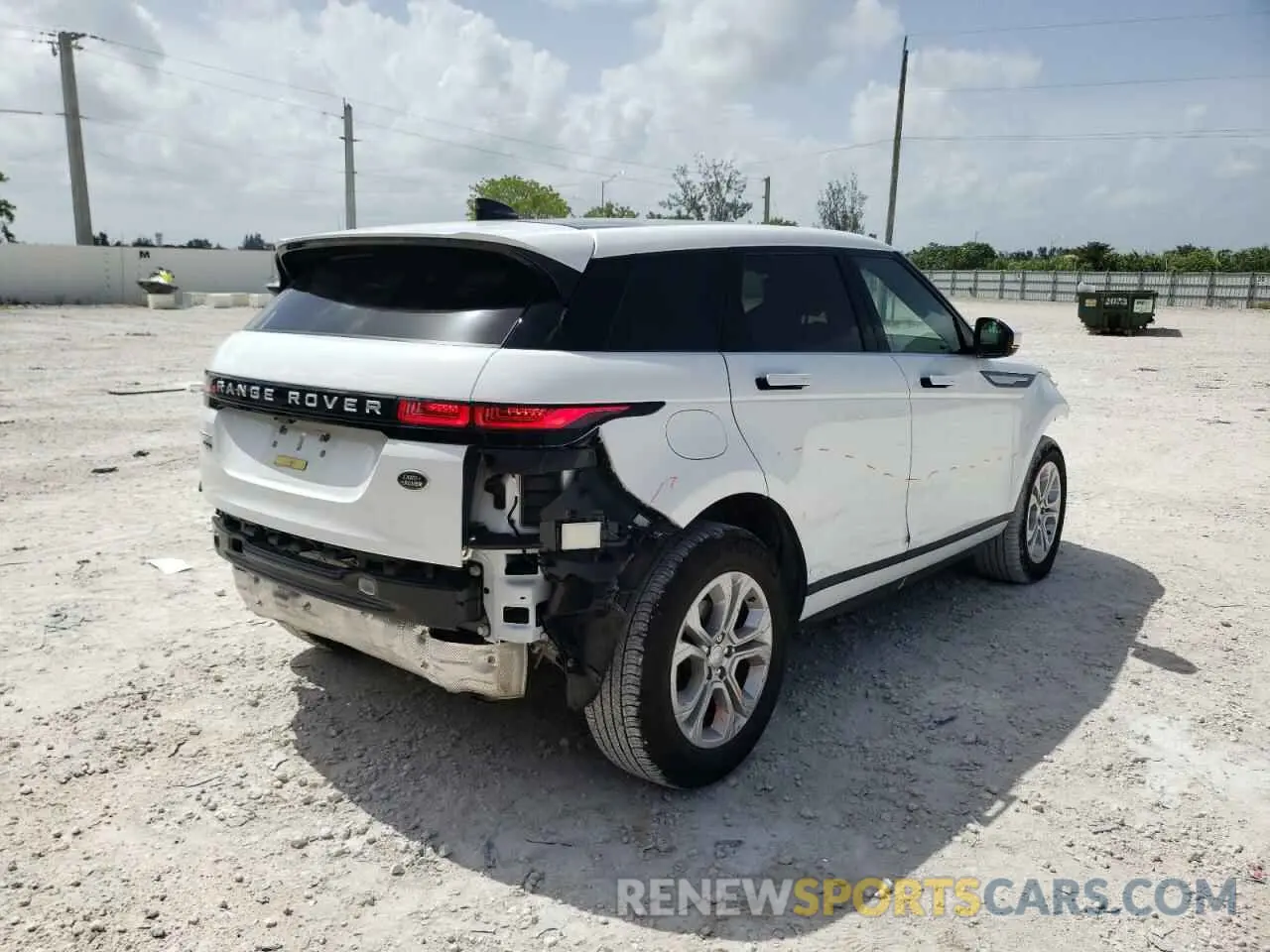4 fotografías del automóvil dañado SALZJ2FXXLH100464 LAND ROVER RANGEROVER 2020