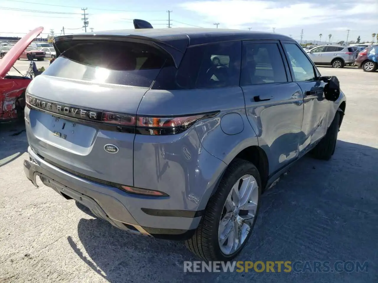 4 fotografías del automóvil dañado SALZL2FX8LH025015 LAND ROVER RANGEROVER 2020