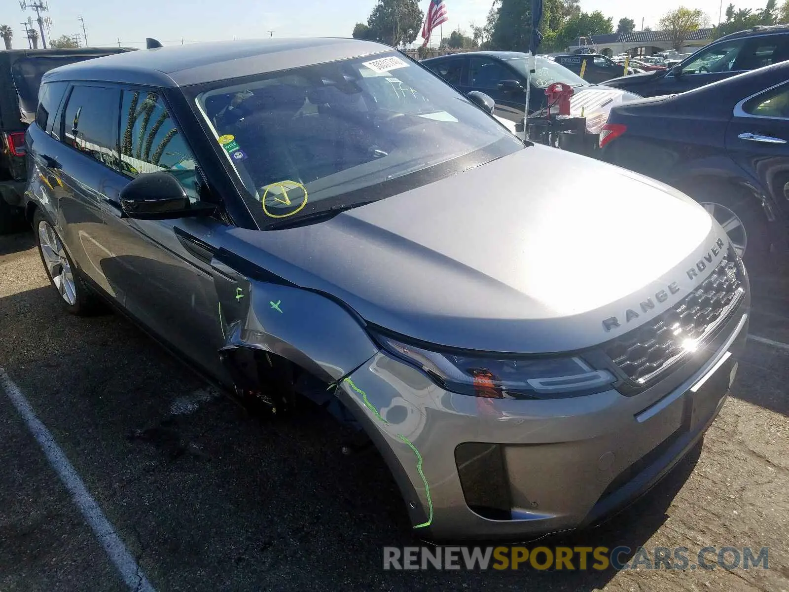1 fotografías del automóvil dañado SALZP2FX5LH040558 LAND ROVER RANGEROVER 2020