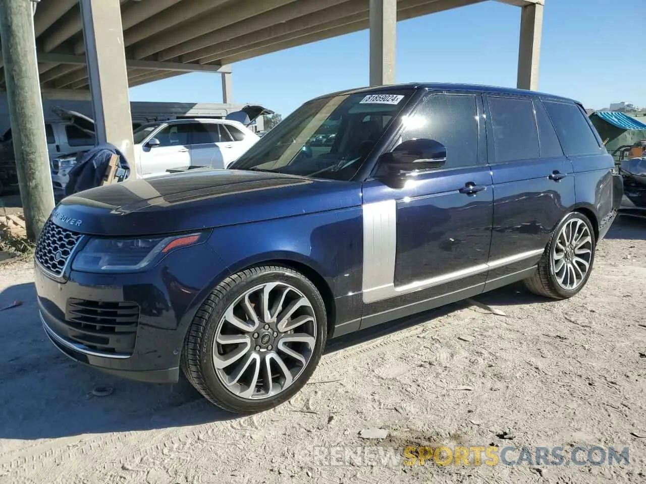 1 fotografías del automóvil dañado SALGS2RU1MA456866 LAND ROVER RANGEROVER 2021