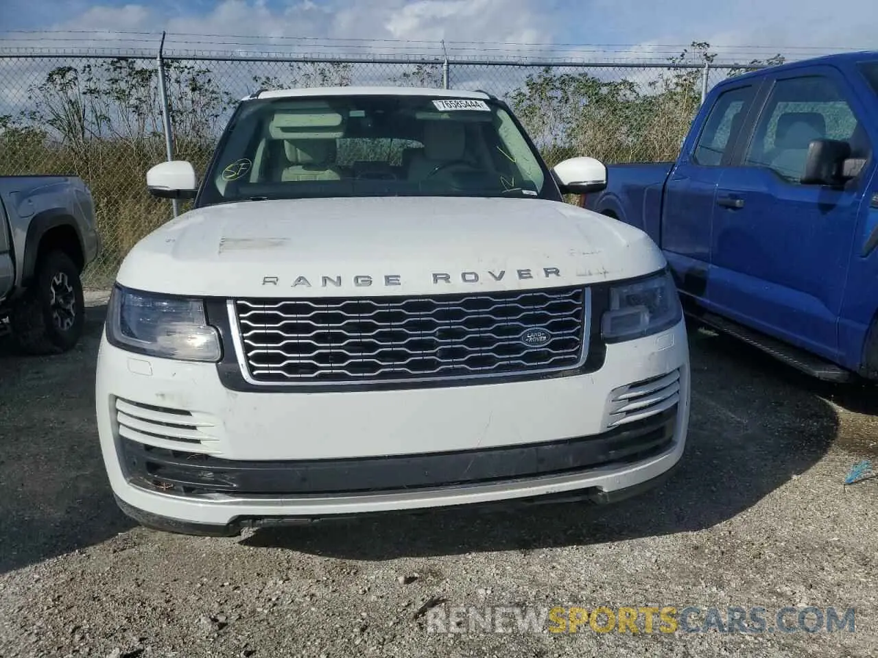 5 fotografías del automóvil dañado SALGS2RU2MA422094 LAND ROVER RANGEROVER 2021
