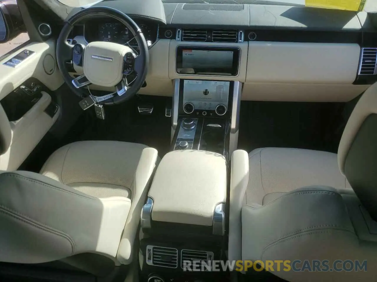 8 fotografías del automóvil dañado SALGS2RU2MA435167 LAND ROVER RANGEROVER 2021