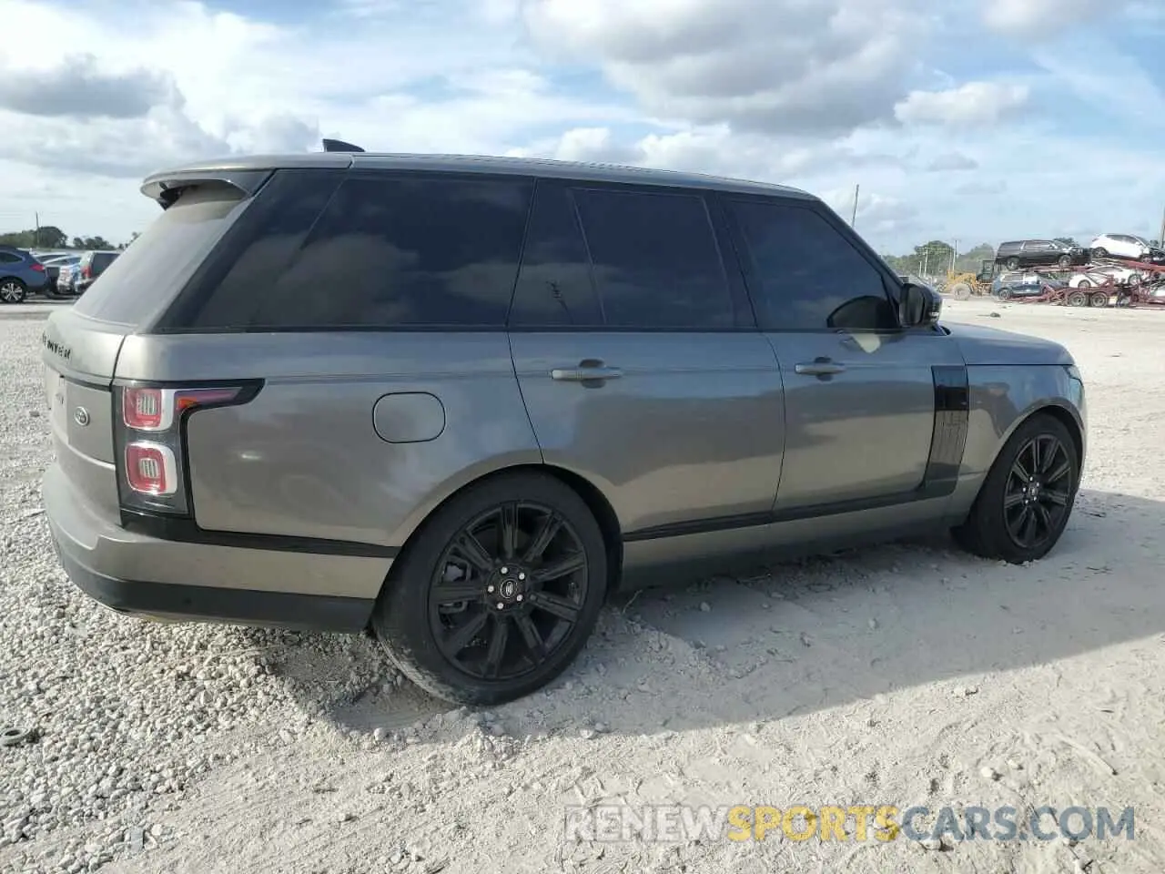 3 fotografías del automóvil dañado SALGS2RU5MA433770 LAND ROVER RANGEROVER 2021