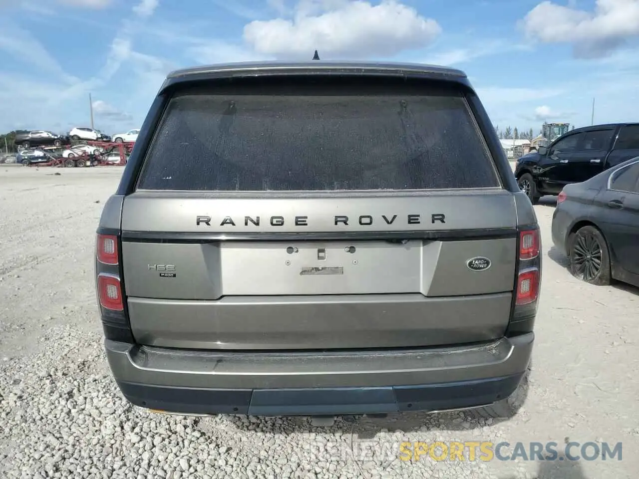 6 fotografías del automóvil dañado SALGS2RU5MA433770 LAND ROVER RANGEROVER 2021