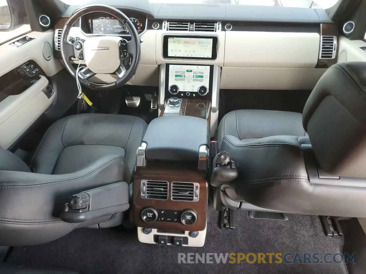 8 fotografías del automóvil dañado SALGS2RU5MA433770 LAND ROVER RANGEROVER 2021