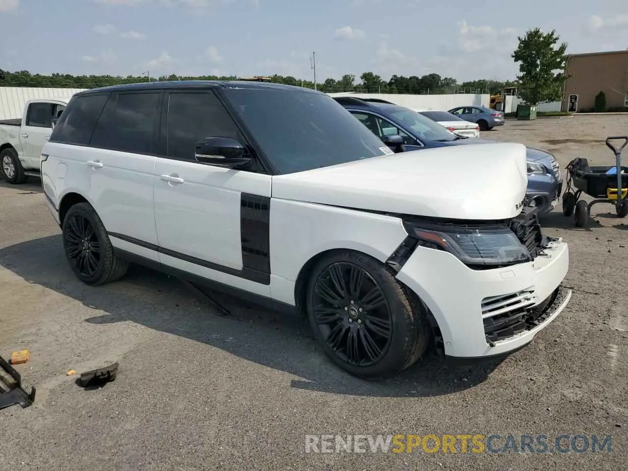 4 fotografías del automóvil dañado SALGS2RU5MA440766 LAND ROVER RANGEROVER 2021