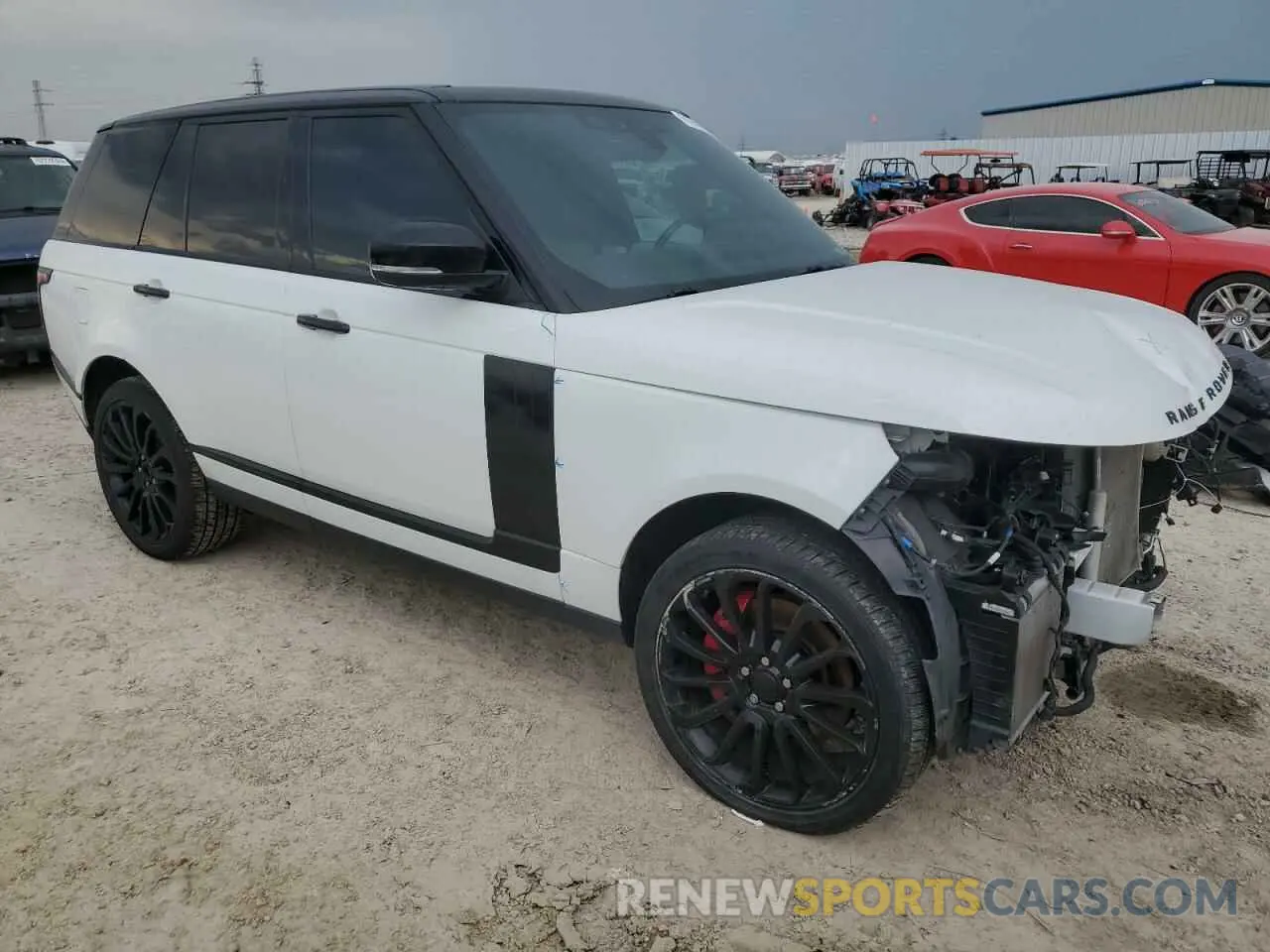4 fotografías del automóvil dañado SALGS2RU5MA450701 LAND ROVER RANGEROVER 2021