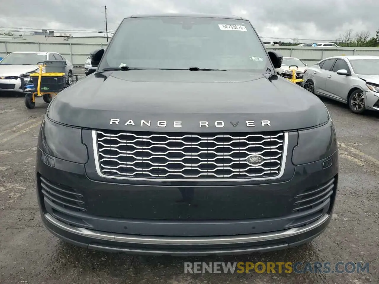 5 fotografías del automóvil dañado SALGS2RU6MA420767 LAND ROVER RANGEROVER 2021