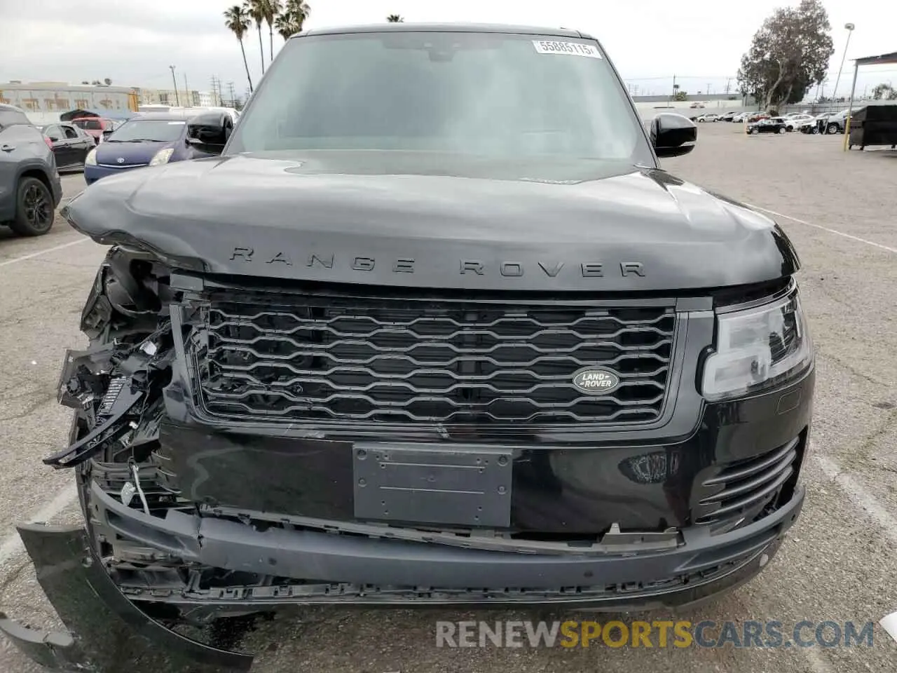 5 fotografías del automóvil dañado SALGS2RU6MA453669 LAND ROVER RANGEROVER 2021