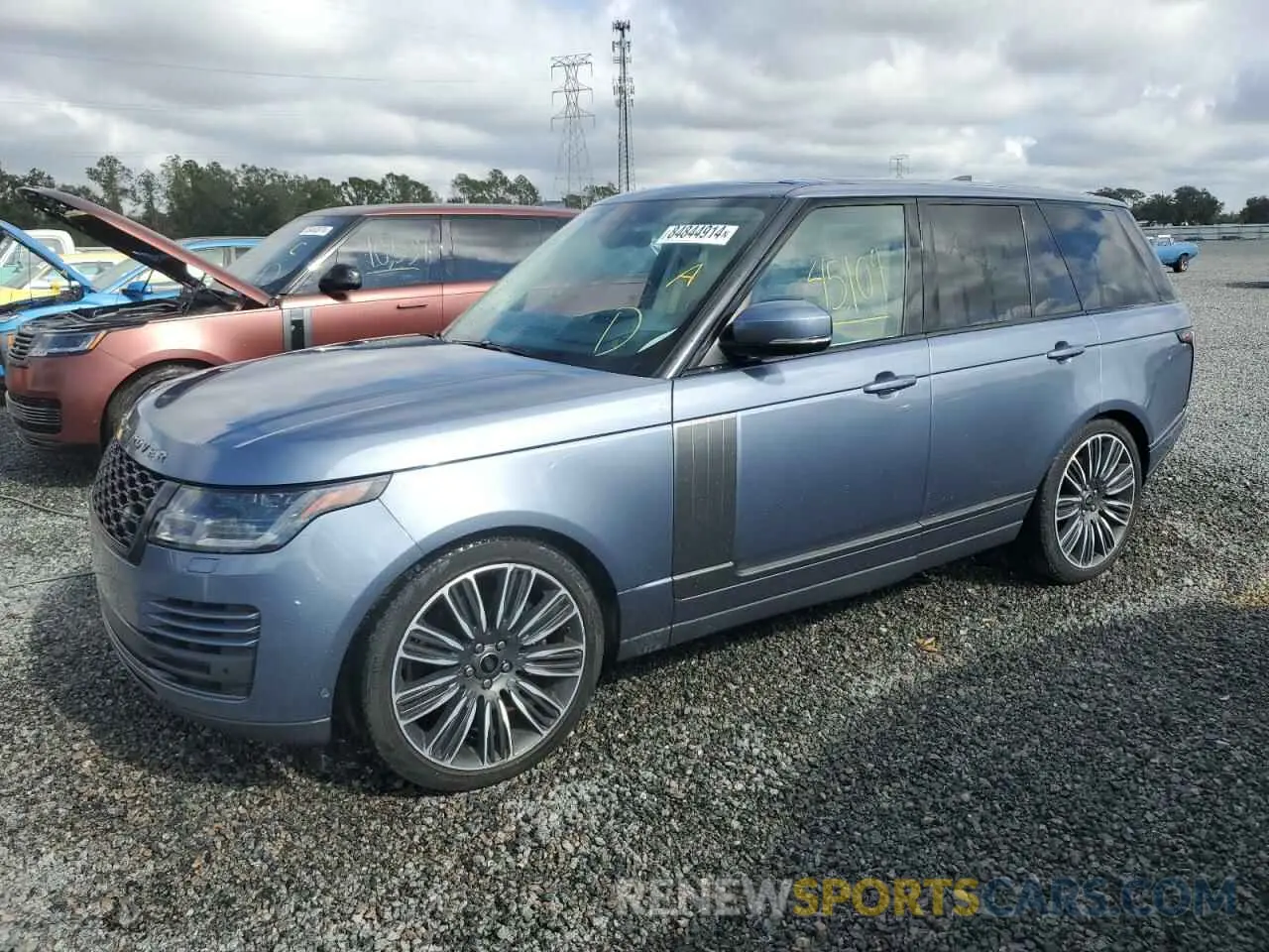 1 fotografías del automóvil dañado SALGS2RU6MA455471 LAND ROVER RANGEROVER 2021