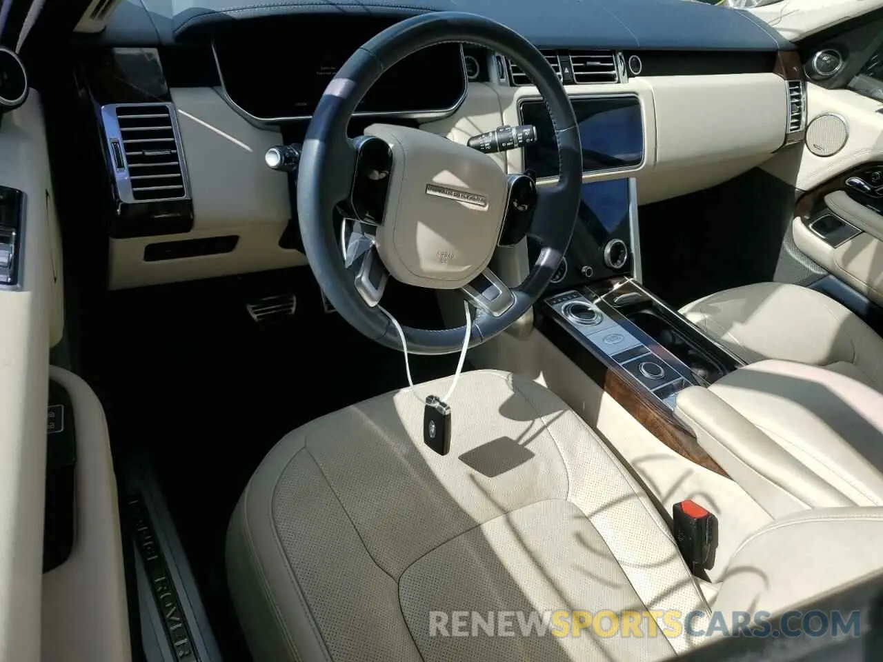 8 fotografías del automóvil dañado SALGS2RU6MA455471 LAND ROVER RANGEROVER 2021