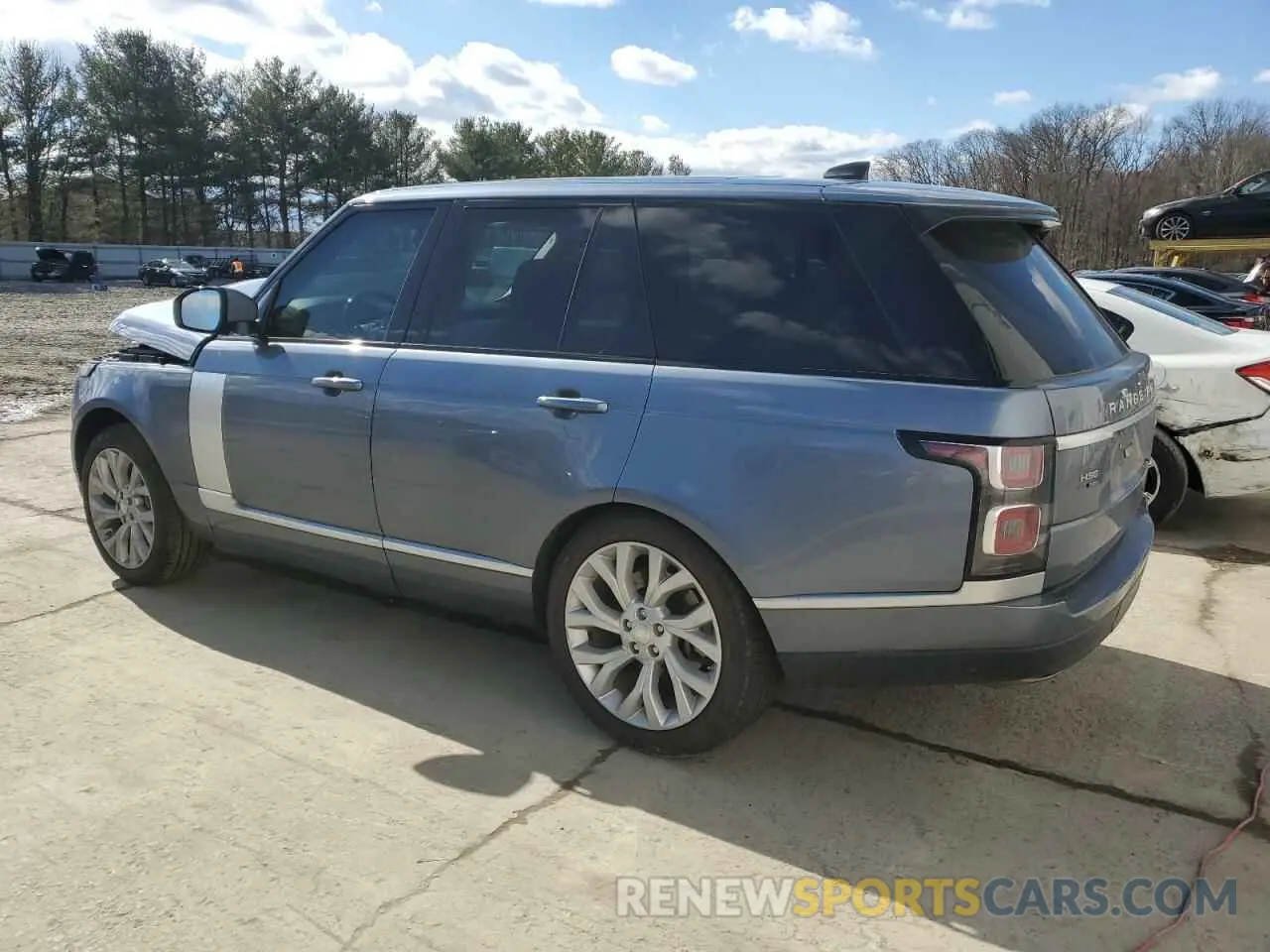 2 fotografías del automóvil dañado SALGS2RU8MA426067 LAND ROVER RANGEROVER 2021