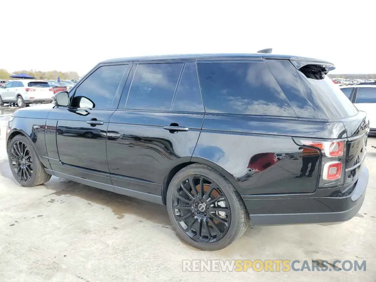 2 fotografías del automóvil dañado SALGS2RU8MA442026 LAND ROVER RANGEROVER 2021