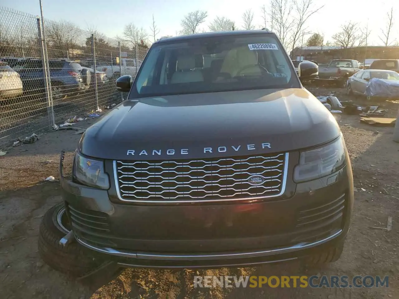 5 fotografías del automóvil dañado SALGS2SE2MA439576 LAND ROVER RANGEROVER 2021