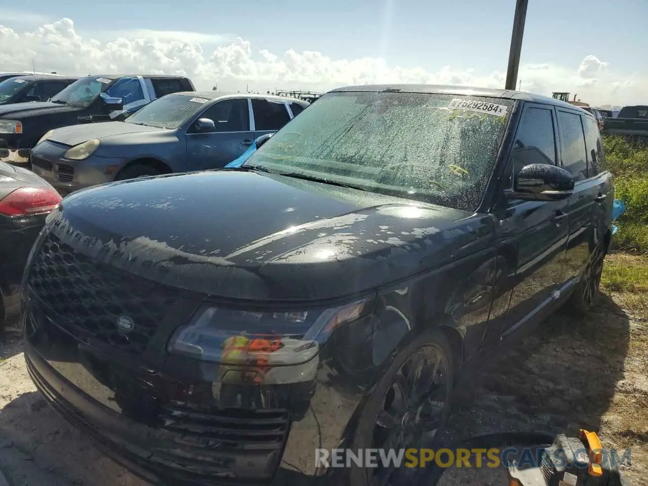 1 fotografías del automóvil dañado SALGS2SE2MA449878 LAND ROVER RANGEROVER 2021