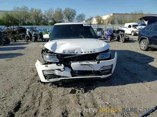 14 fotografías del automóvil dañado SALGS2SE3MA424925 LAND ROVER RANGEROVER 2021