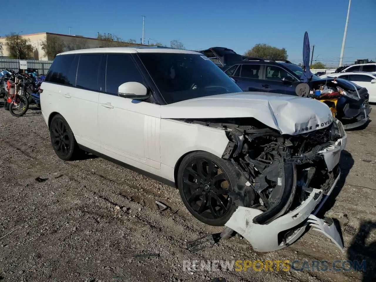 4 fotografías del automóvil dañado SALGS2SE3MA424925 LAND ROVER RANGEROVER 2021