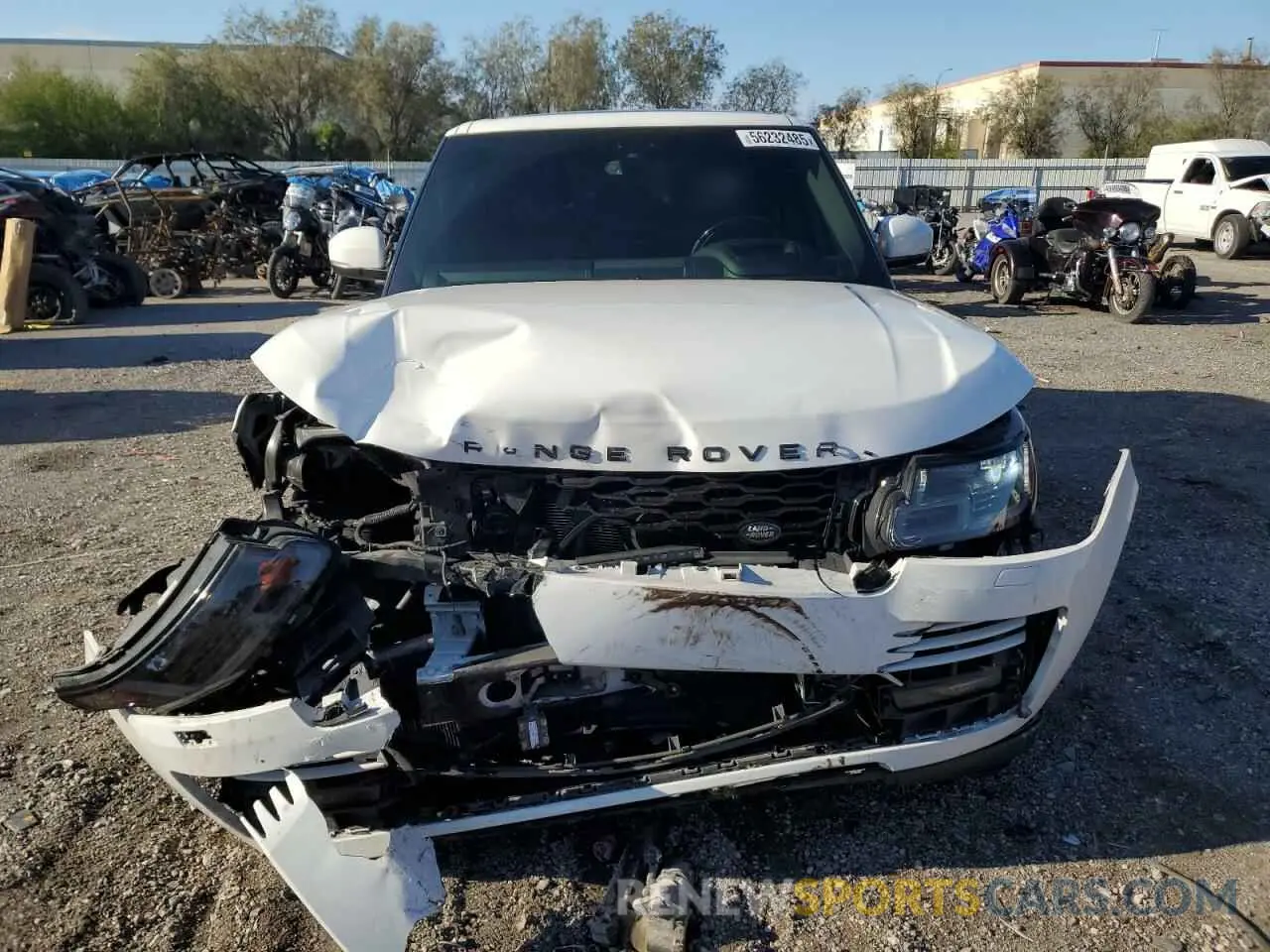 5 fotografías del automóvil dañado SALGS2SE3MA424925 LAND ROVER RANGEROVER 2021
