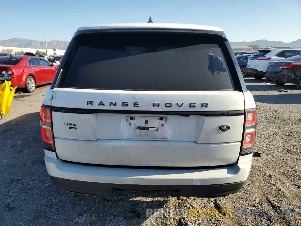 6 fotografías del automóvil dañado SALGS2SE3MA424925 LAND ROVER RANGEROVER 2021
