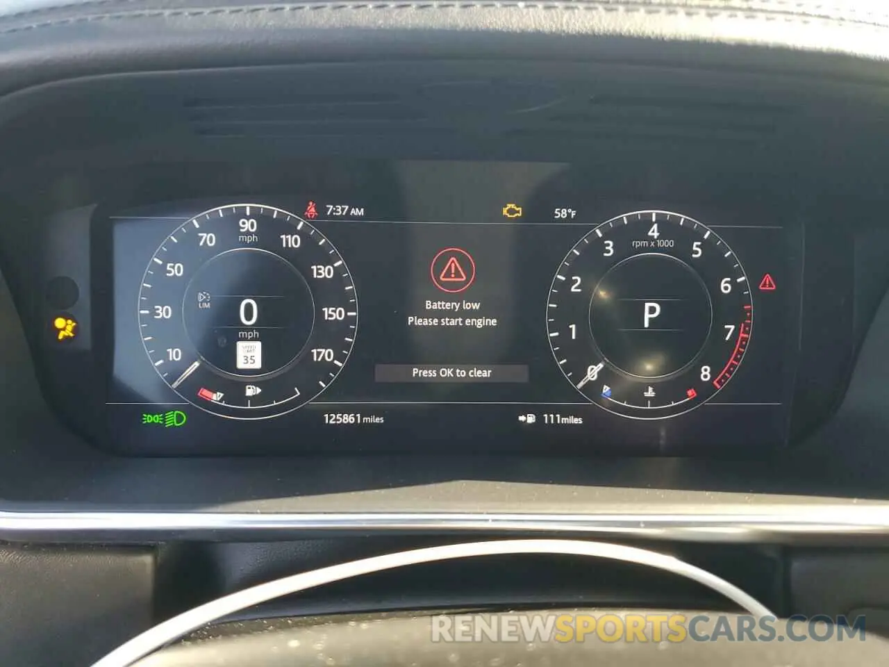 9 fotografías del automóvil dañado SALGS2SE3MA424925 LAND ROVER RANGEROVER 2021