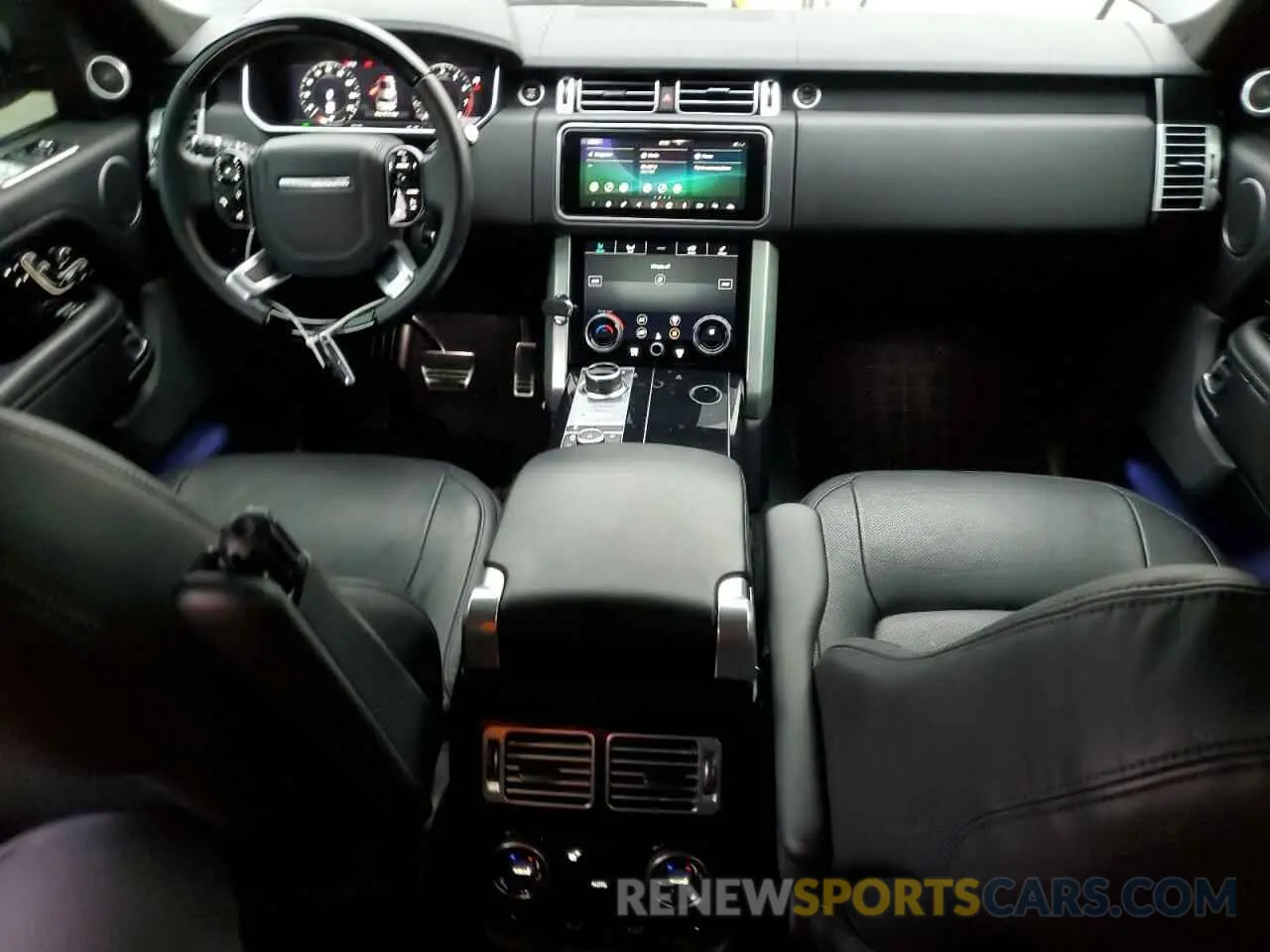 8 fotografías del automóvil dañado SALGS2SE4MA449879 LAND ROVER RANGEROVER 2021