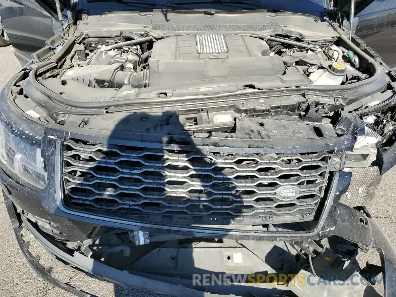 12 fotografías del automóvil dañado SALGS2SE9MA425948 LAND ROVER RANGEROVER 2021