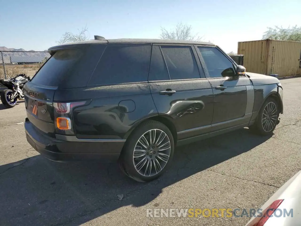 3 fotografías del automóvil dañado SALGS2SE9MA425948 LAND ROVER RANGEROVER 2021