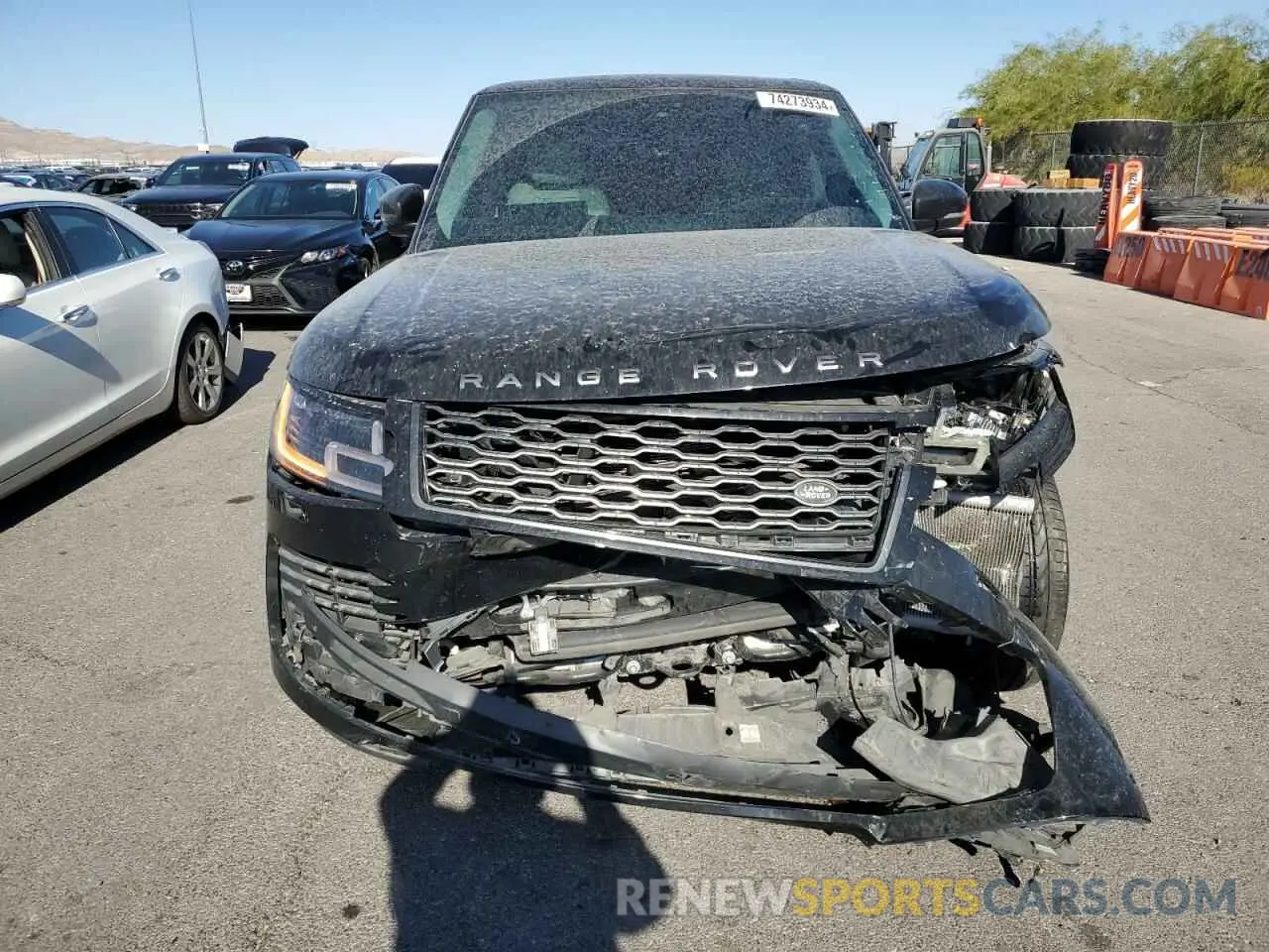5 fotografías del automóvil dañado SALGS2SE9MA425948 LAND ROVER RANGEROVER 2021