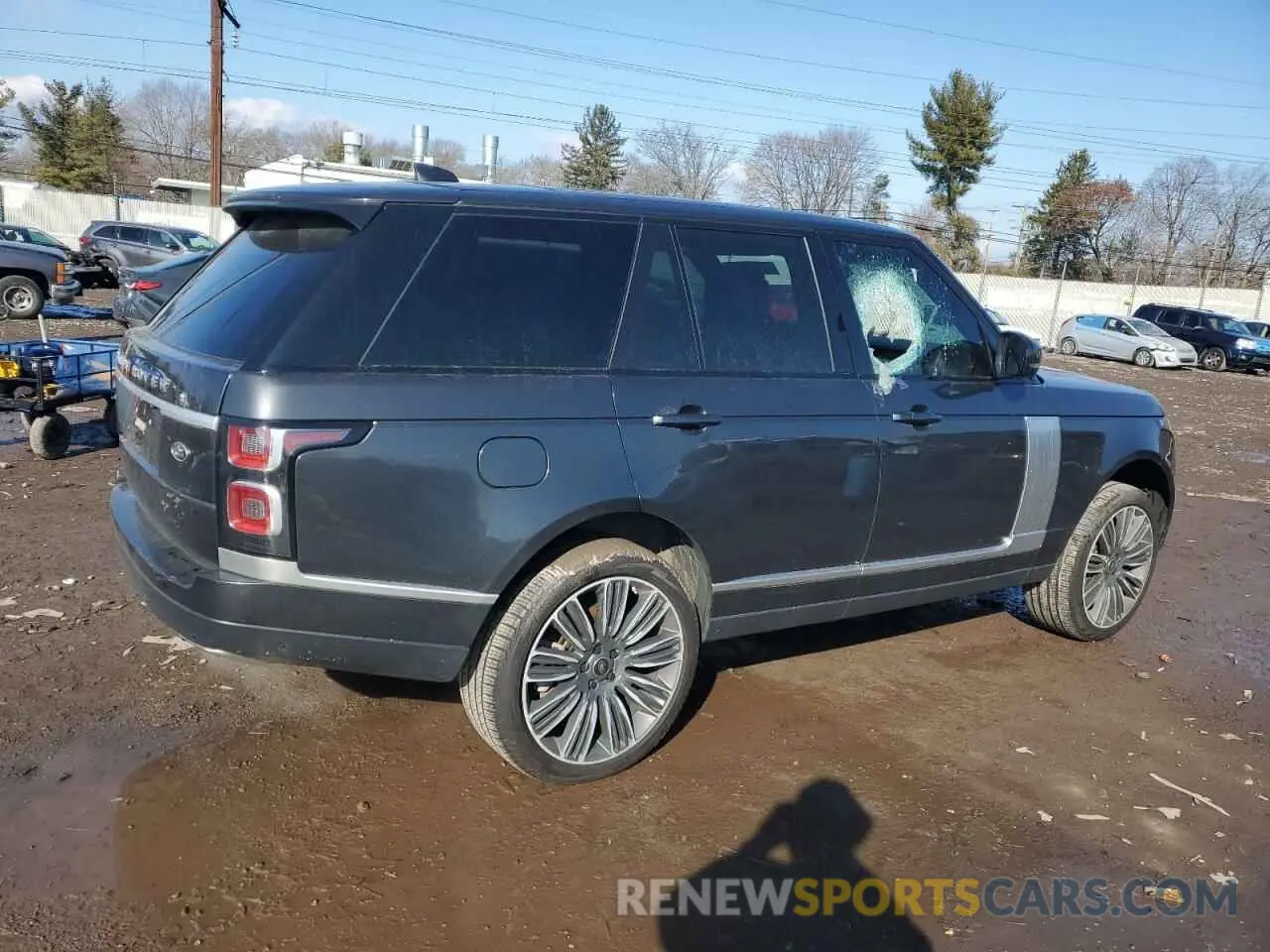 3 fotografías del automóvil dañado SALGS2SE9MA428204 LAND ROVER RANGEROVER 2021