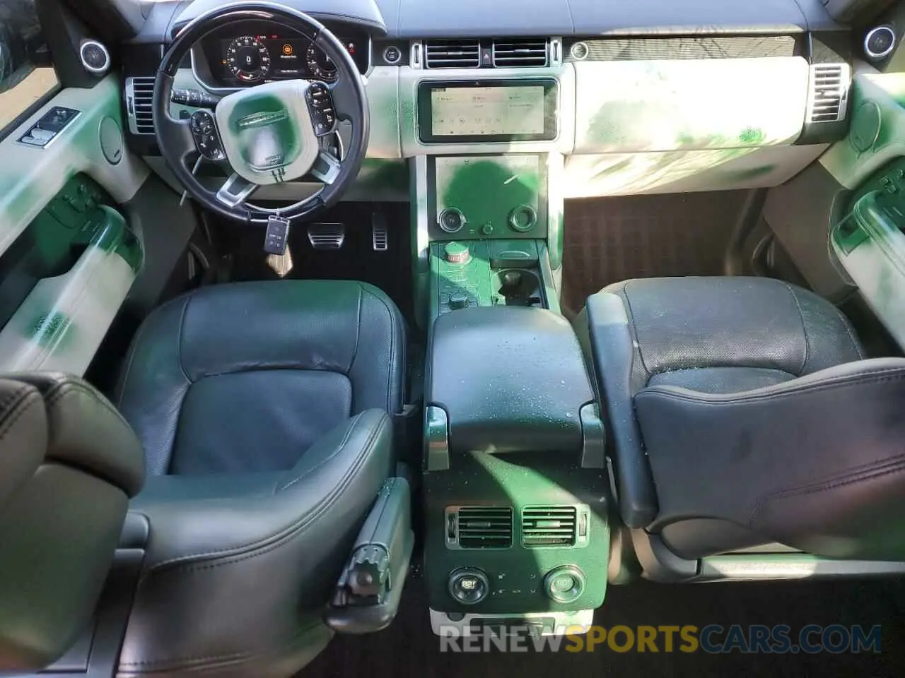 8 fotografías del automóvil dañado SALGS2SE9MA428204 LAND ROVER RANGEROVER 2021