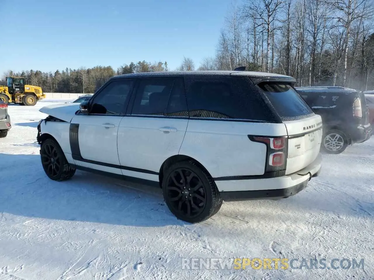 2 fotografías del automóvil dañado SALGS2SEXMA438501 LAND ROVER RANGEROVER 2021