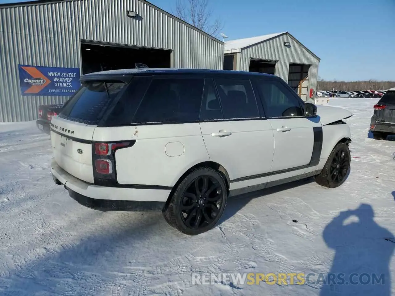 3 fotografías del automóvil dañado SALGS2SEXMA438501 LAND ROVER RANGEROVER 2021