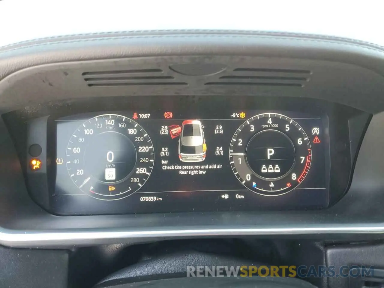 9 fotografías del automóvil dañado SALGS2SEXMA438501 LAND ROVER RANGEROVER 2021