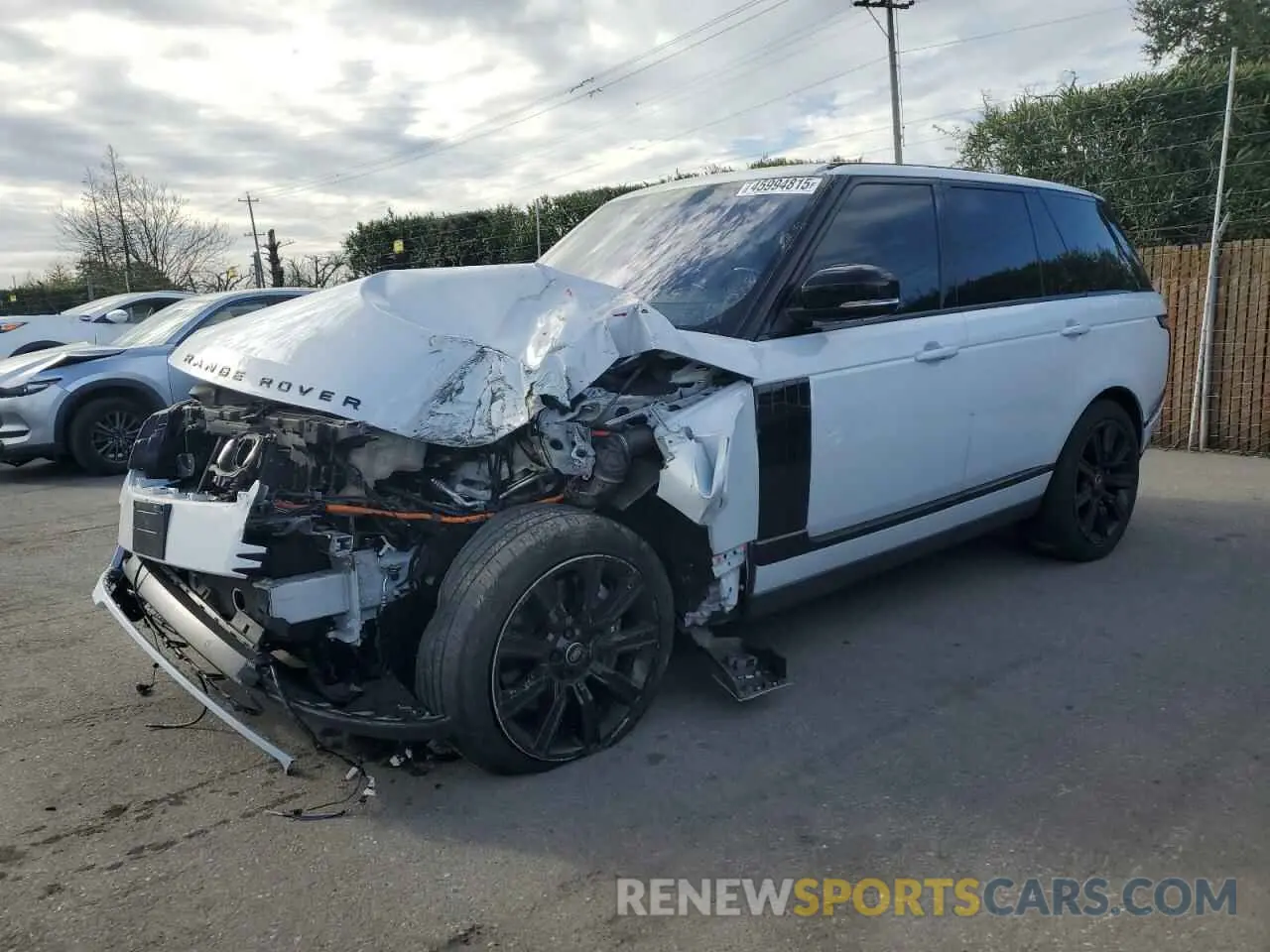 1 fotografías del automóvil dañado SALGS4RY4MA420118 LAND ROVER RANGEROVER 2021