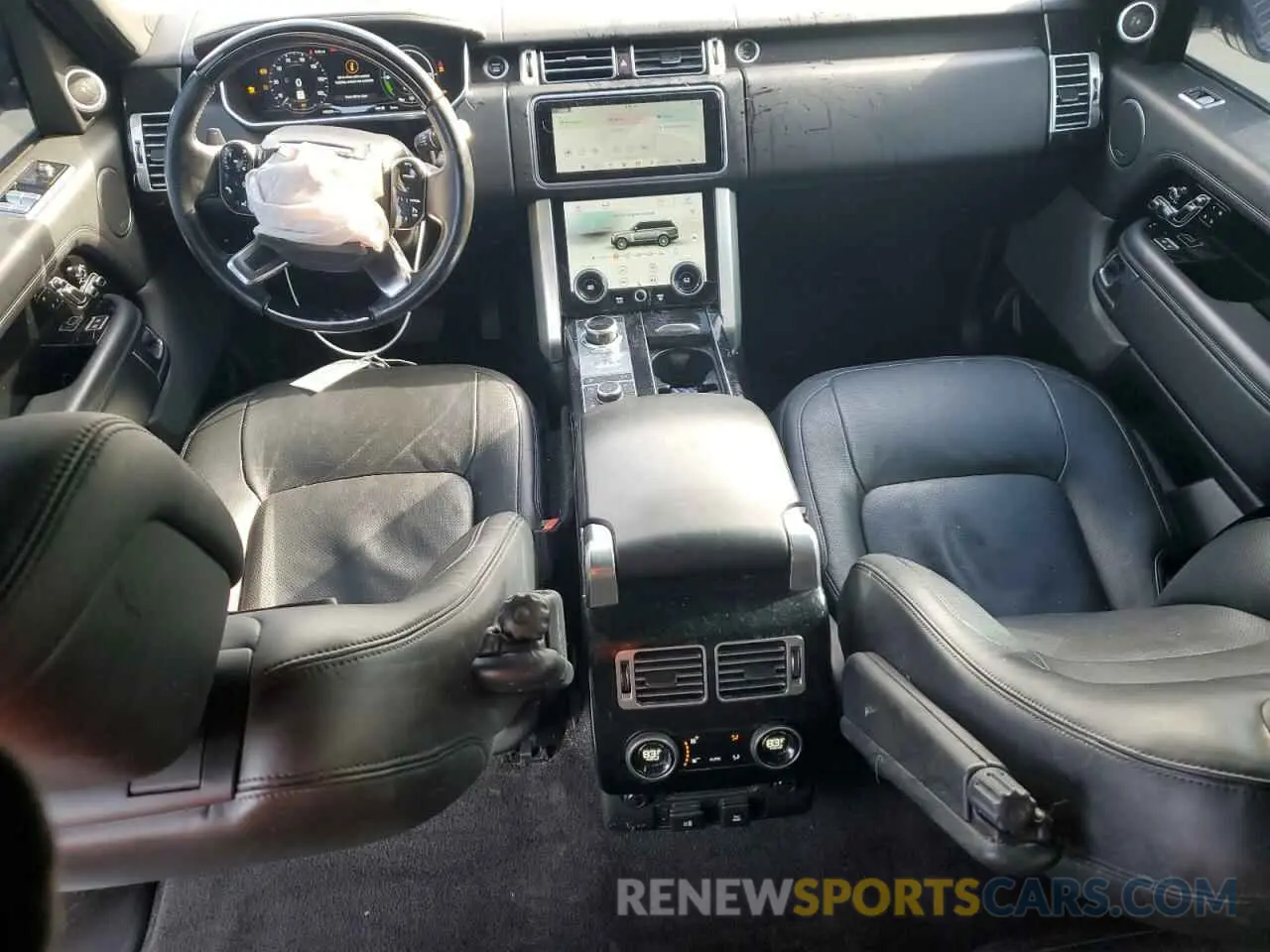 8 fotografías del automóvil dañado SALGS4RY4MA420118 LAND ROVER RANGEROVER 2021