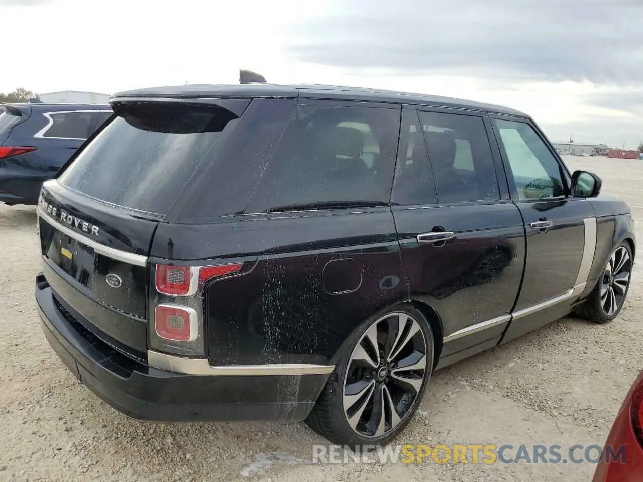 3 fotografías del automóvil dañado SALGU2SE4MA429206 LAND ROVER RANGEROVER 2021