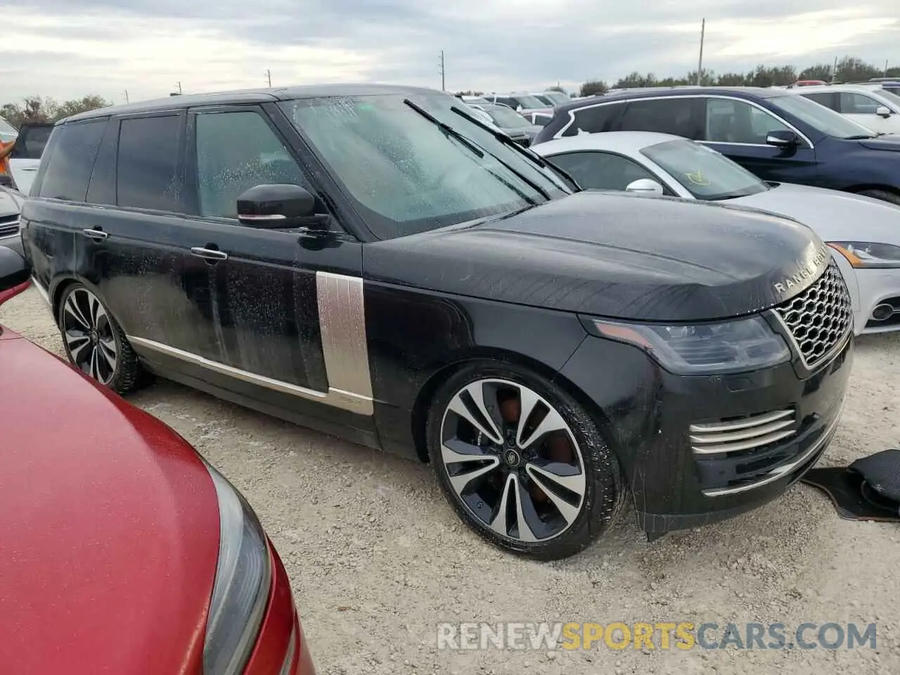 4 fotografías del automóvil dañado SALGU2SE4MA429206 LAND ROVER RANGEROVER 2021
