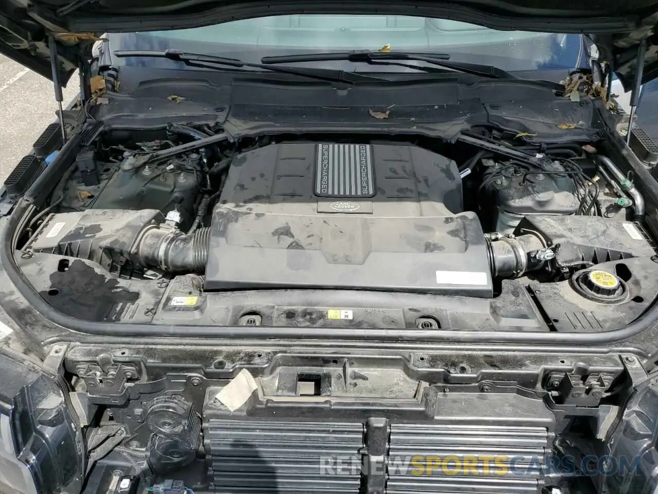 12 fotografías del automóvil dañado SALGV2SEXMA425822 LAND ROVER RANGEROVER 2021