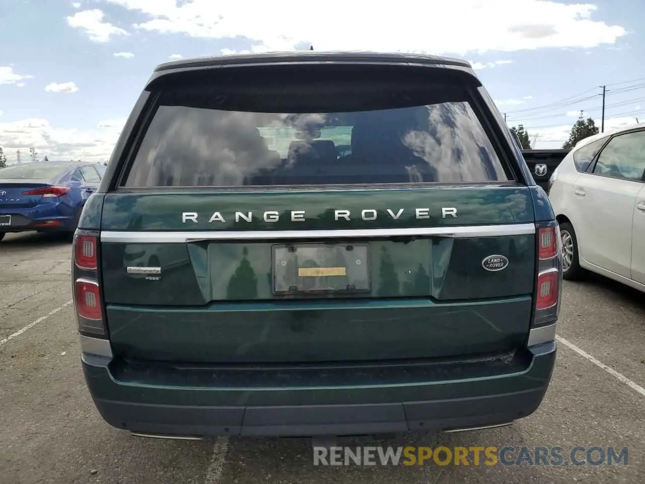 6 fotografías del automóvil dañado SALGV2SEXMA425822 LAND ROVER RANGEROVER 2021