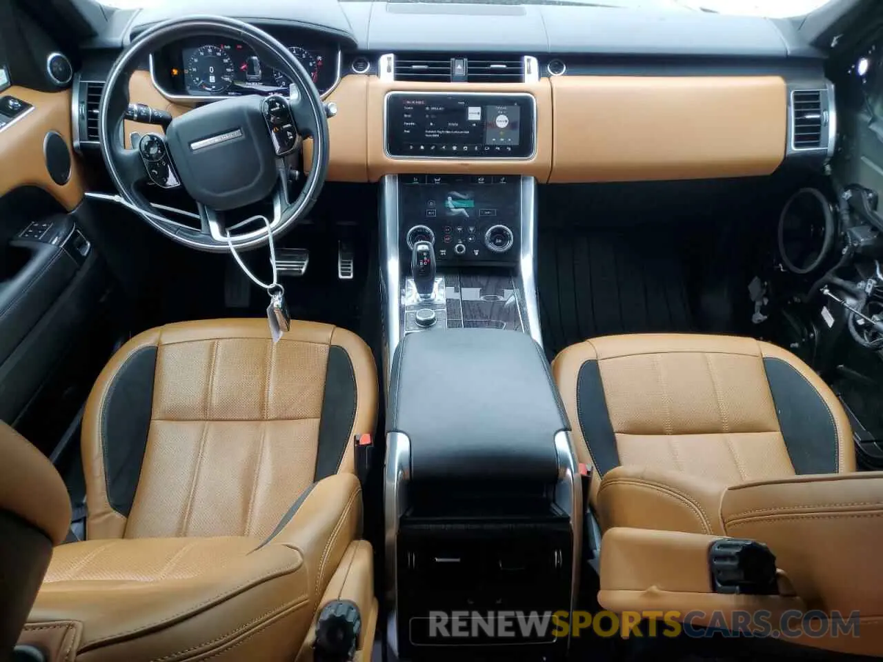 8 fotografías del automóvil dañado SALWR2SE2MA775543 LAND ROVER RANGEROVER 2021