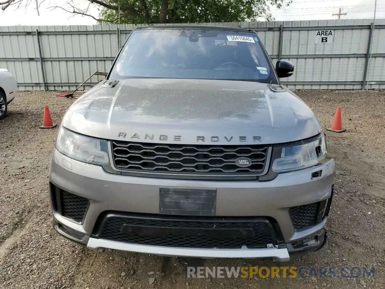 5 fotografías del automóvil dañado SALWR2SU4MA749615 LAND ROVER RANGEROVER 2021