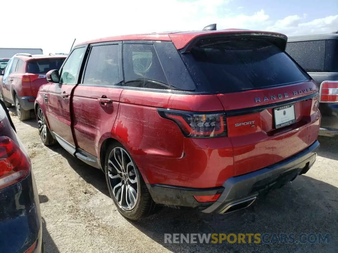 3 fotografías del automóvil dañado SALWR2SU9MA758391 LAND ROVER RANGEROVER 2021